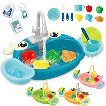 Kids Play Kitchen Sink Toy
